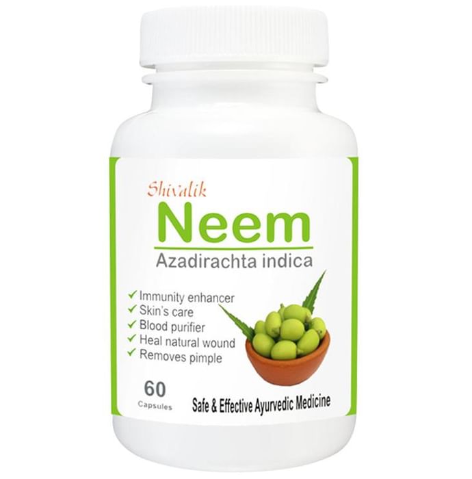 Shivalik Herbals Neem 500mg Capsule Pack of 2
