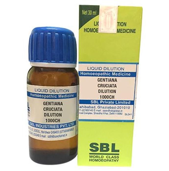 SBL Gentiana Cruciata Dilution 1000 CH