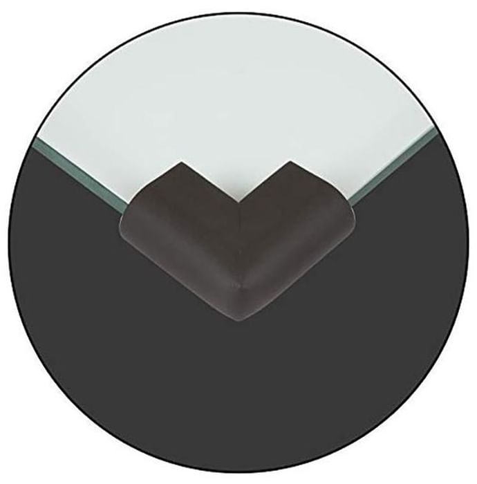 Safe-O-Kid High Density U Shaped Extra Thick Nbr Corner Cushions Large Black