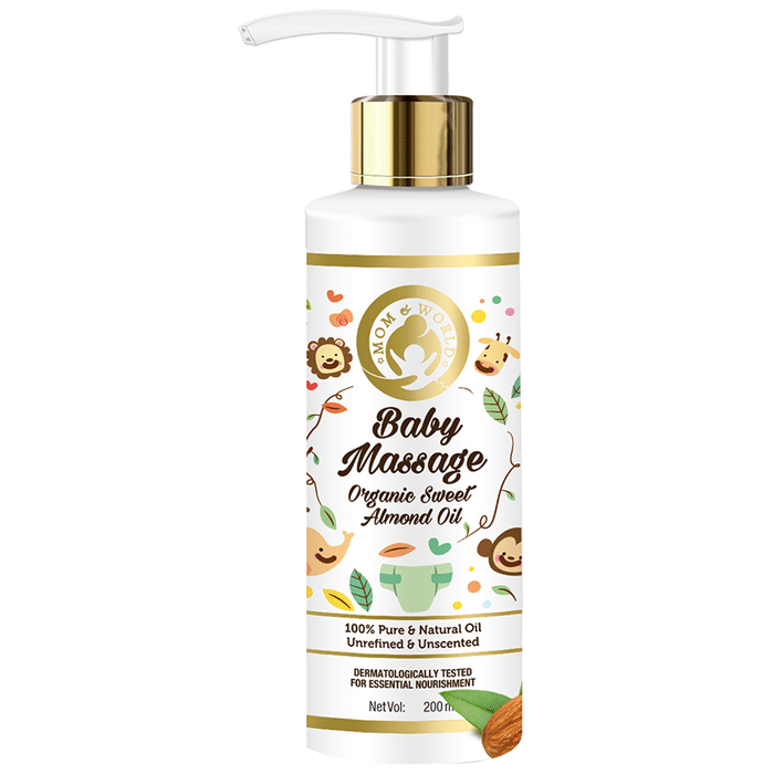 Mom & World Baby Massage Organic Sweet Almond Oil