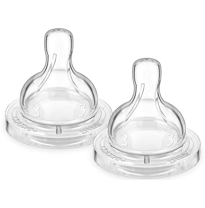 Philips Avent SCF633/27 Classic Medium Flow Teat 3 Holes 3 Month+