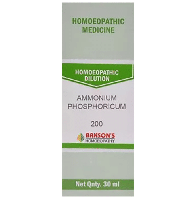 Bakson's Ammonium Phosphoricum Dilution 200