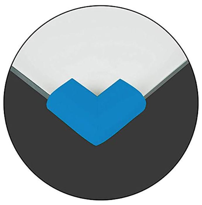 Safe-O-Kid High Density U Shaped Extra Thick Nbr Corner Cushions Large Blue
