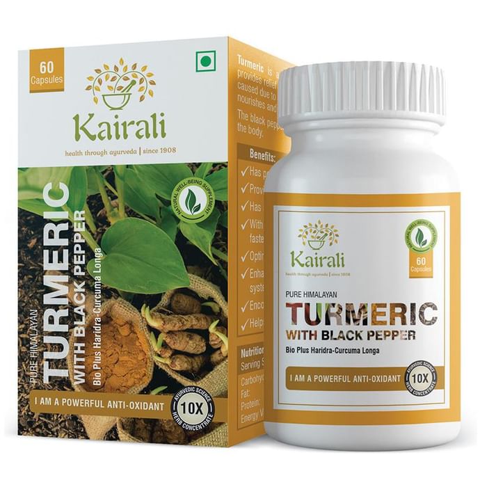 Kairali Turmeric with Black Pepper Capsule