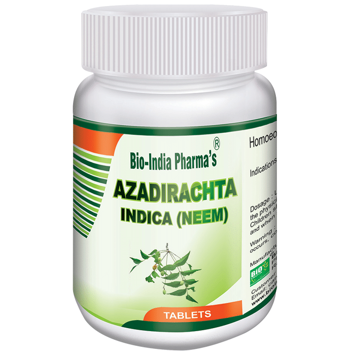 Bio India Azadirachta Indica (Neem) Tablet