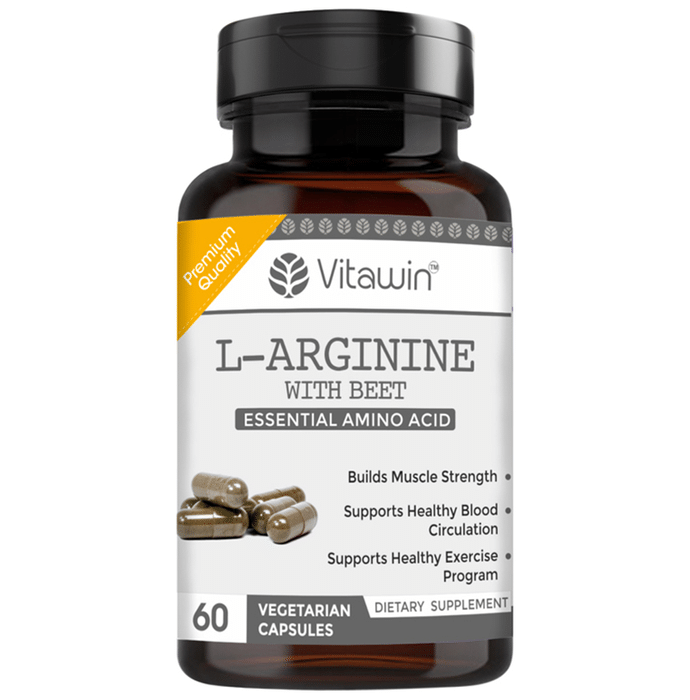Vitawin L-Arginine Vegetarian Capsule with Beet