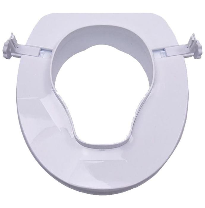 Entros 7060 Medical Portable Raised Toilet Seat for Standard Toilets with Lid Cover 4inch