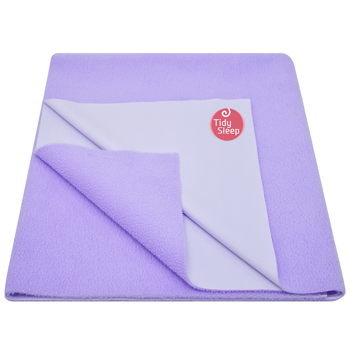 Tidy Sleep Water Proof & Washable Baby Care Dry Sheet & Bed Protector Large Lilac