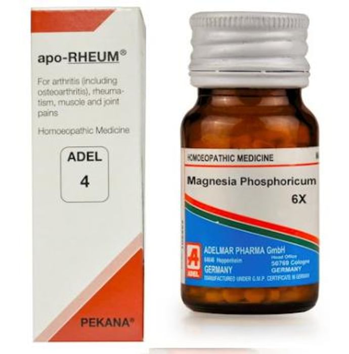 ADEL Joint Care Combo (ADEL 4 + Magnesium Phosphoricum Biochemic Tablet 6X)
