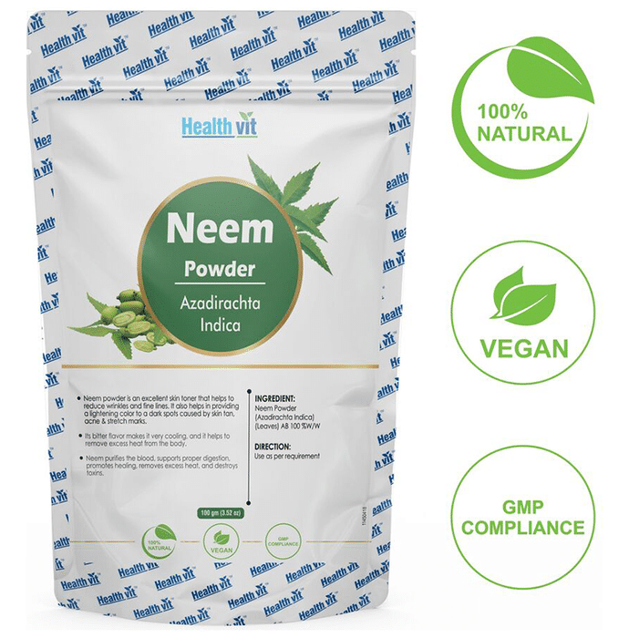 HealthVit Natural Neem (Azadirachta Indica) Powder