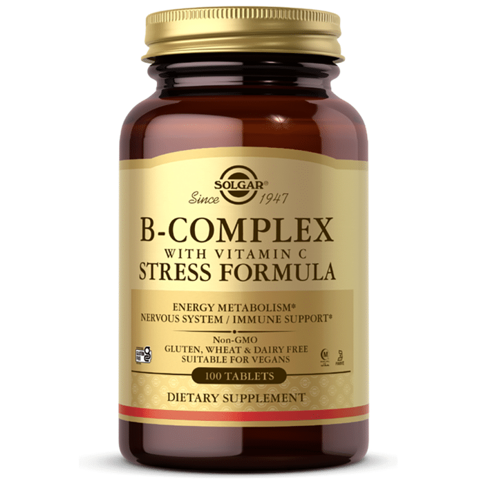 Solgar B-Complex with Vitamin C Stress Formula Tablet
