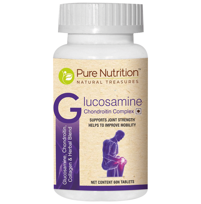 Pure Nutrition Glucosamine Chondroitin Complex with Herbal Extracts Tablet