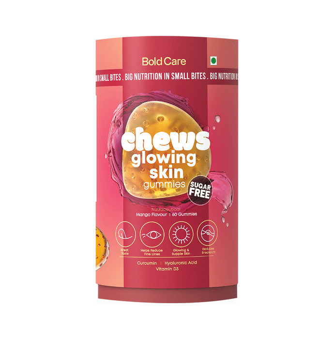 Bold Care Chew Glowing Skin Gummy Mango