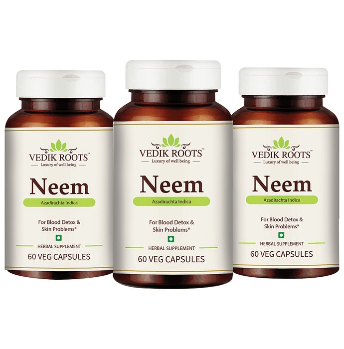 Vedikroots Neem Veg Capsule (60 Each)