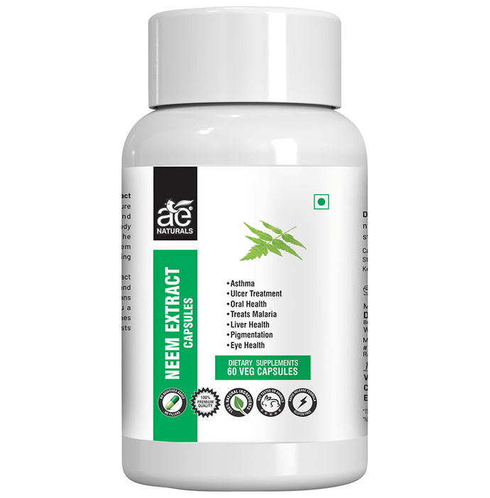 AE Naturals Neem Extract Veg Capsule