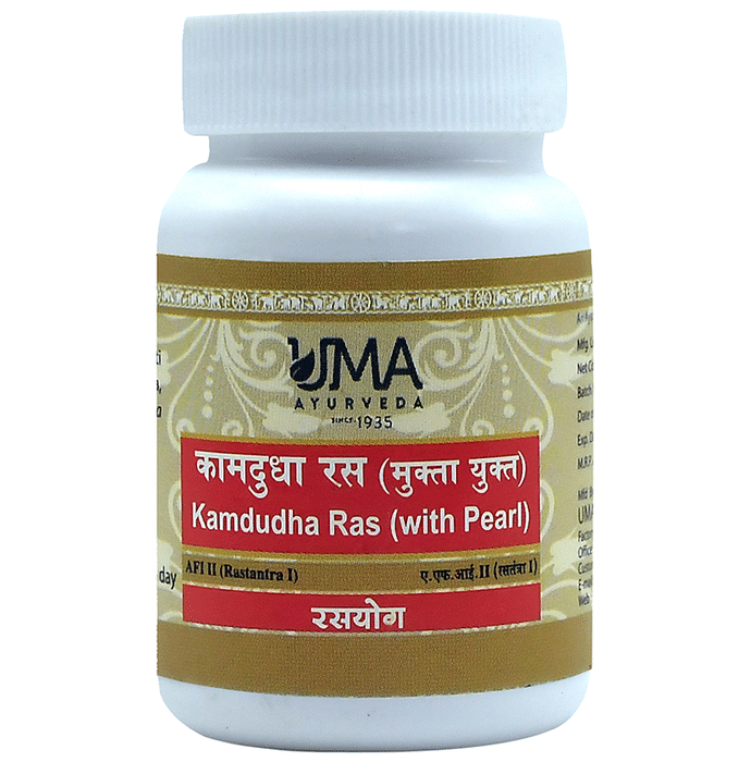 Uma Ayurveda Kamududha Ras (With Pearl) Tablet