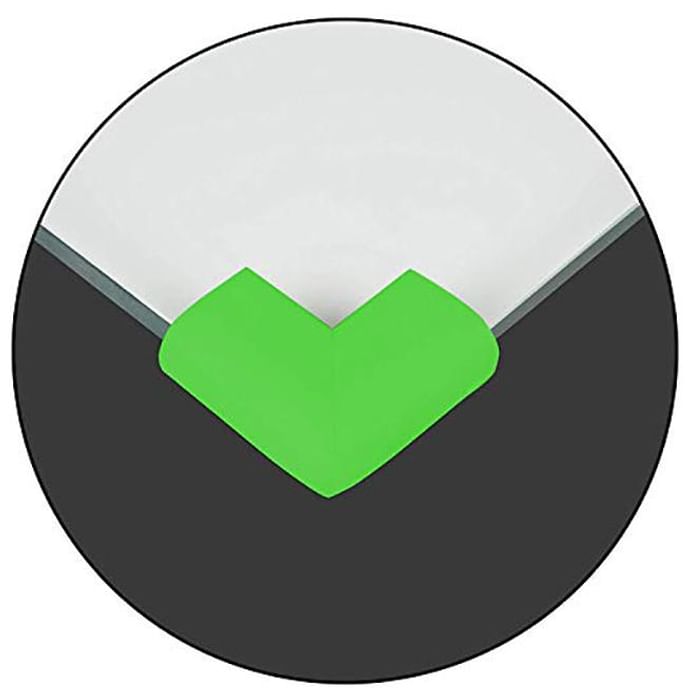Safe-O-Kid High Density U Shaped Extra Thick Nbr Corner Cushions Large Green