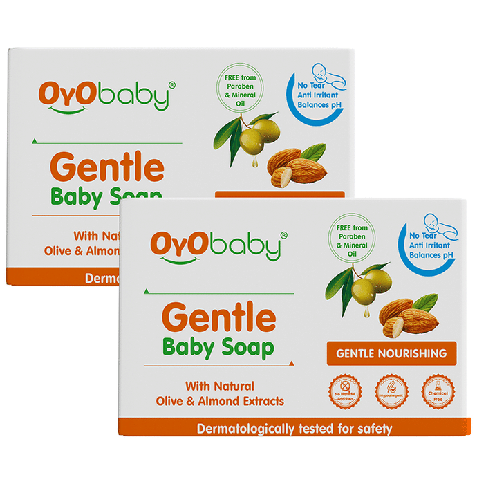 Oyo Baby Gentle Baby Soap (75gm Each)