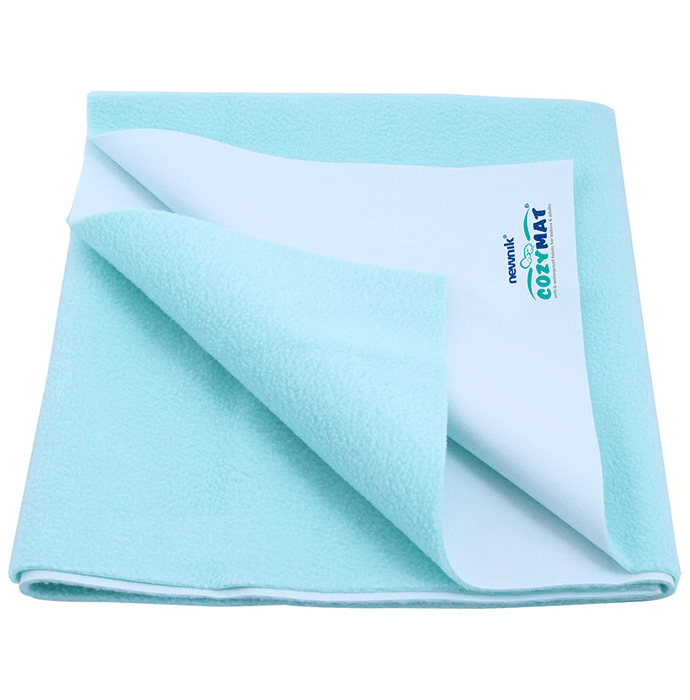 Newnik Cozymat, Dry Sheet (Size: 140cm X 100cm) Large Sea Green