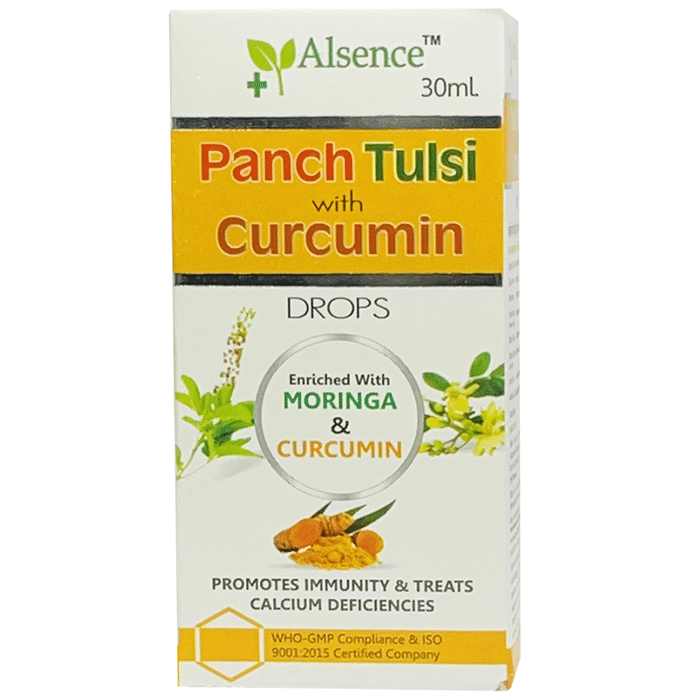 Alsence Panch Tulsi with Curumin Drops