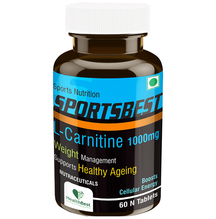 HealthBest Sportsbest L-Carnitine 1000mg Tablet