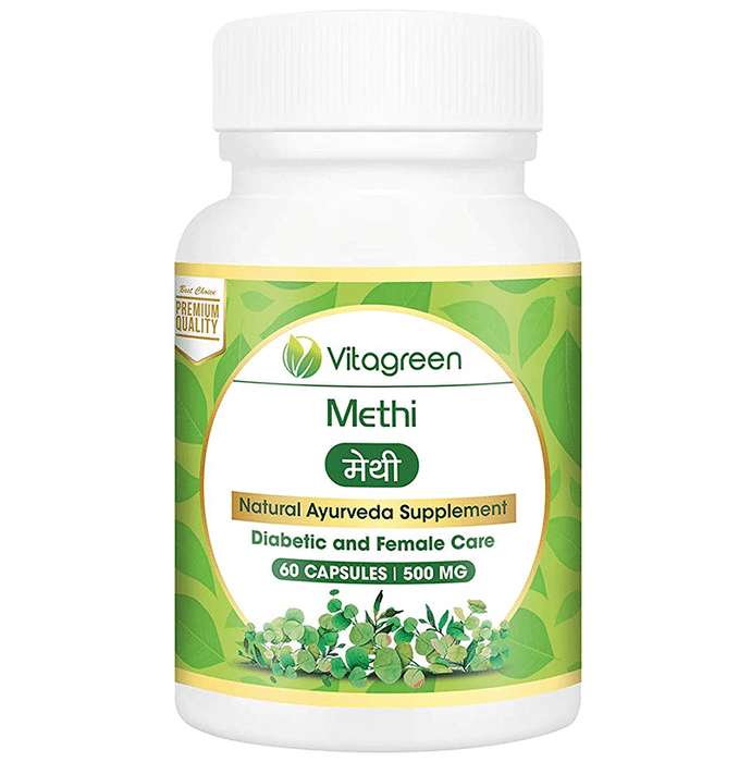 Vitagreen Methi 500mg Capsule