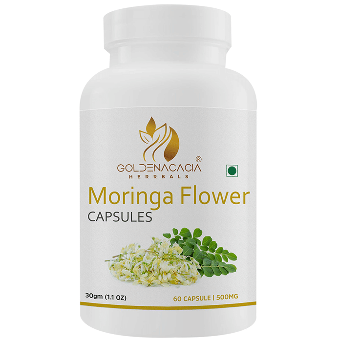 Goldenacacia Herrbals Moringa Flower 500mg Capsule