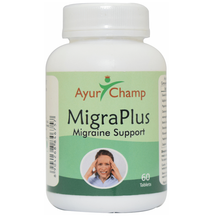 Ayur Champ Migraplus Migraine support Tablet