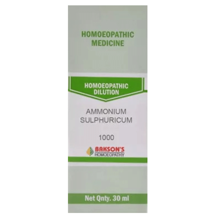 Bakson's Ammonium Sulphuricum Dilution 1000 CH