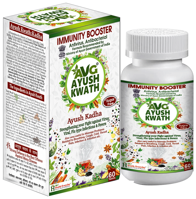 AVG Ayush Kwath Kadha Tablet Sugar Free