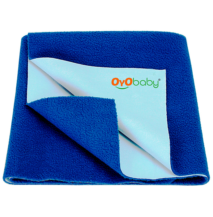 Oyo Baby Waterproof Bed Protector Baby Dry Sheet XL Royal Blue
