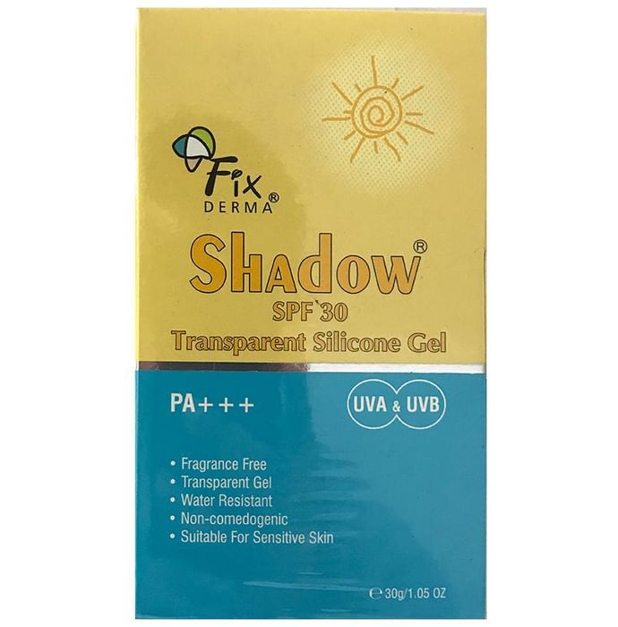 Fixderma Shadow Transparent Silicone Gel SPF 30
