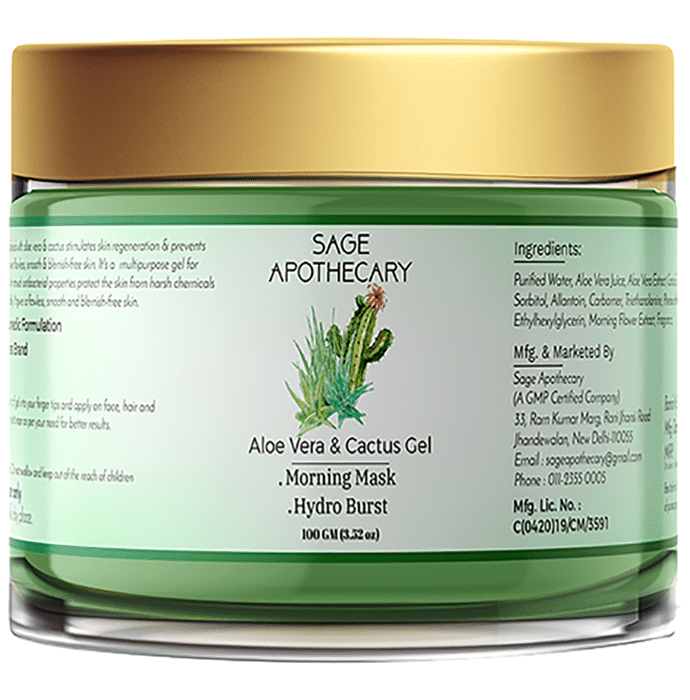 Sage Apothecary Aloe Vera & Cactus Gel