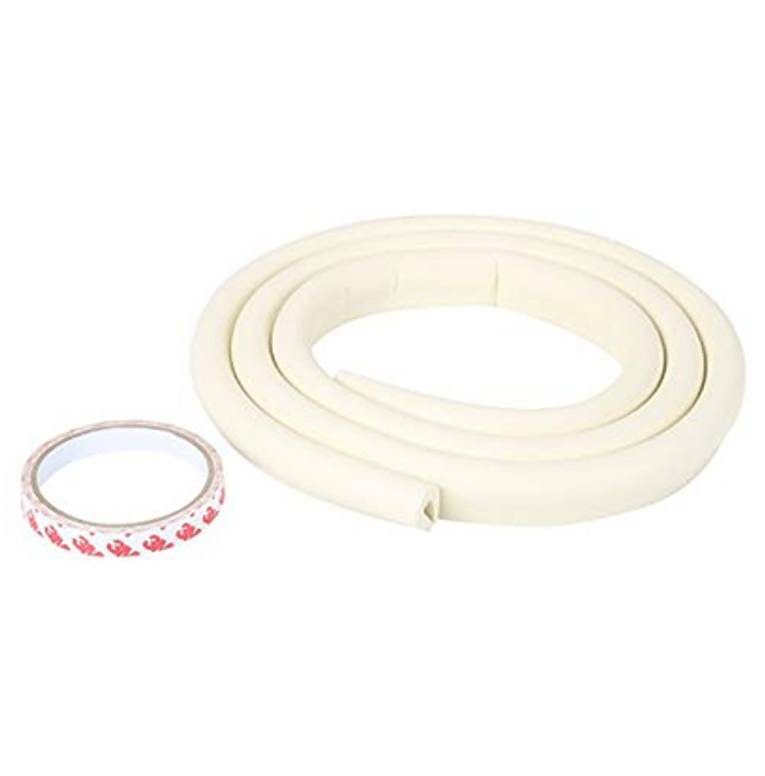Safe-O-Kid Unique High Density 2mtr Long U-Shaped Guard Strip Cream 4 Edge