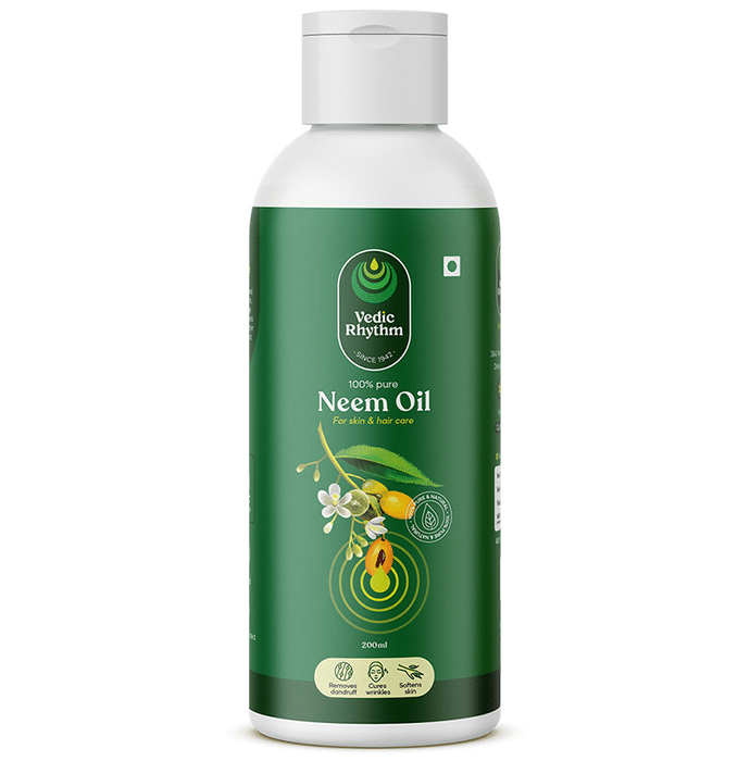 Vedic Rhythm Hair and Skin Care Neem Oil