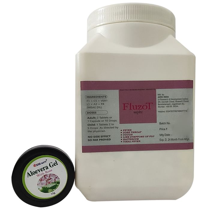 Fluzot Tablet with Shri Nath Aloevera Gel 10gm Free