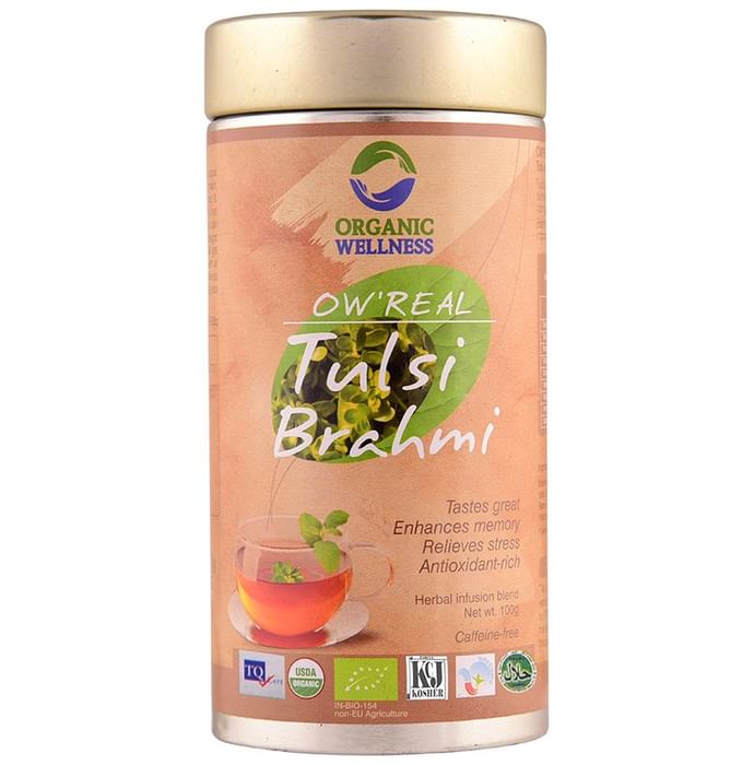 Organic Wellness OW' Real Tulsi Herbal Infusion Blend Brahmi
