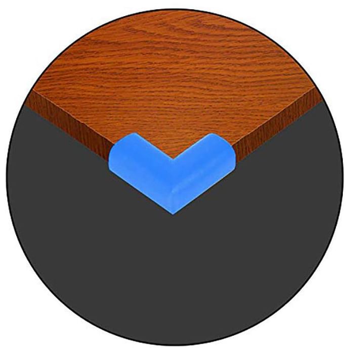 Safe-O-Kid High Density L-Shaped Nbr Corner Cushions Small Blue