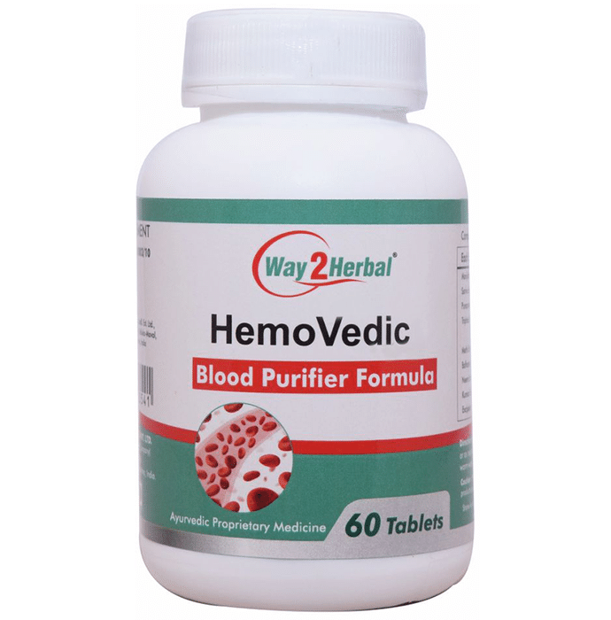 Way2Herbal Hemo Vedic Blood Purifier Formula Tablet