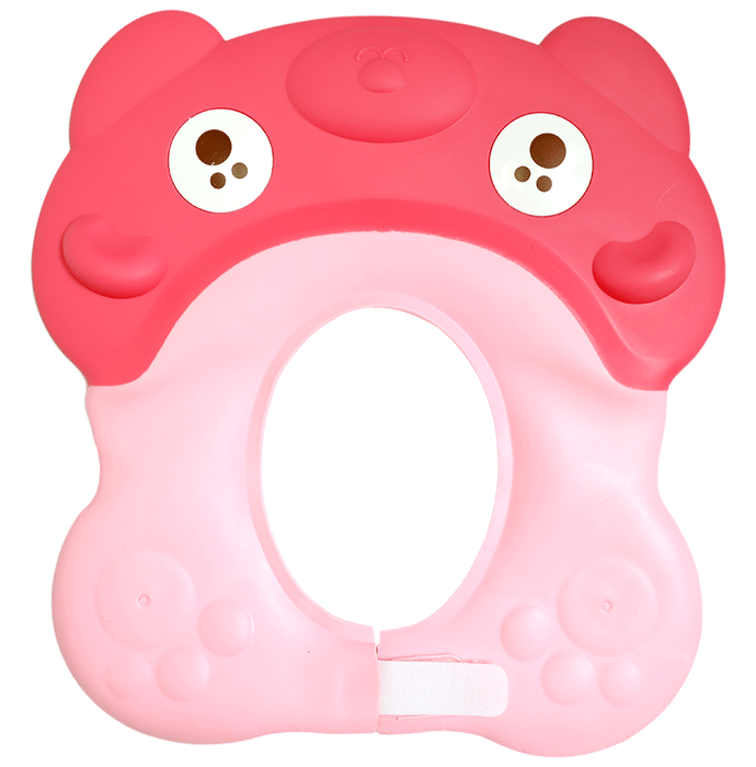 Safe-O-Kid No Tears Fit-All Adjustable Kid's Shampoo Hat Pink