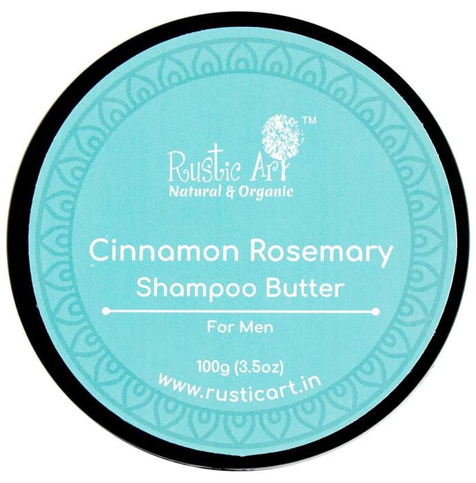 Rustic Art Shampoo Butter for Men Cinnamon Rosemary