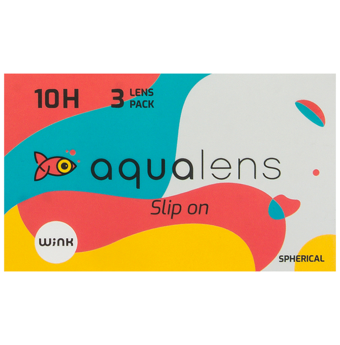 Aqualens 10H Contact Lens Optical Power -2.5 Transparent Spherical