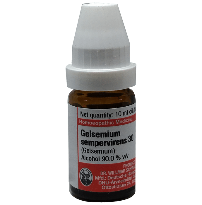 Dr Willmar Schwabe Germany Gelsemium Sempervirens Dilution 30 CH