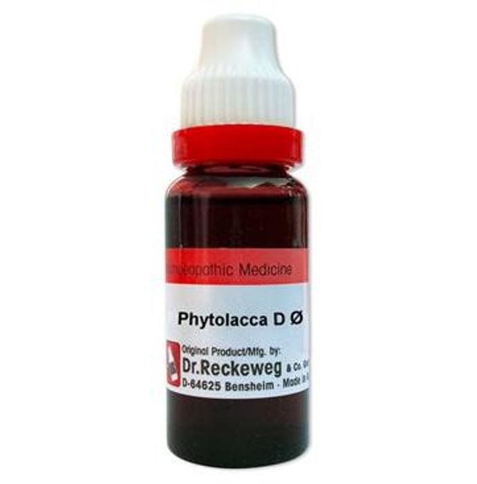 Dr. Reckeweg Phytolacca D Mother Tincture Q