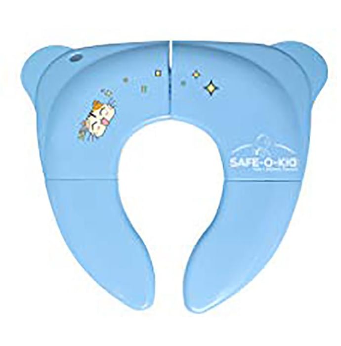 Safe-O-Kid Foldable Baby Toilet/Potty Seat Cover Blue