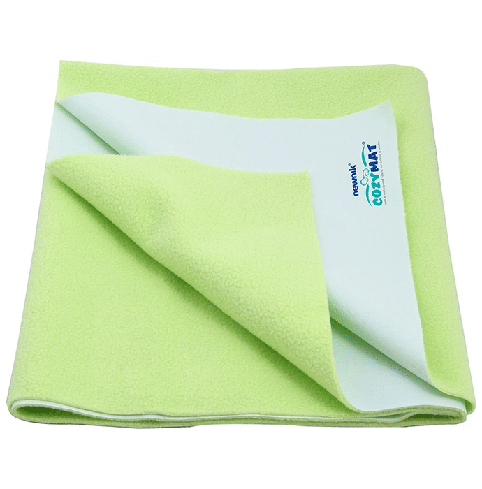 Newnik Cozymat, Dry Sheet (Size: 140cm X 100cm) Large Lemon Green
