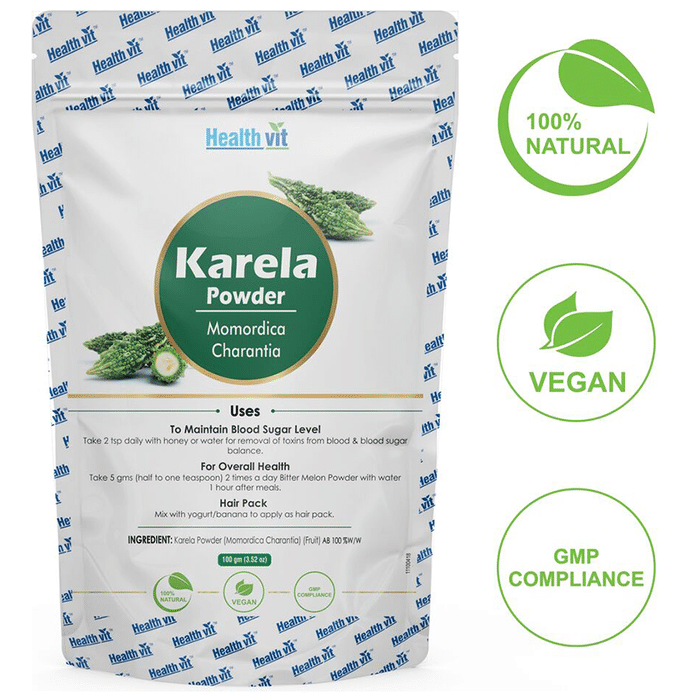 HealthVit Natural Karela (Momordicacharantia) Powder