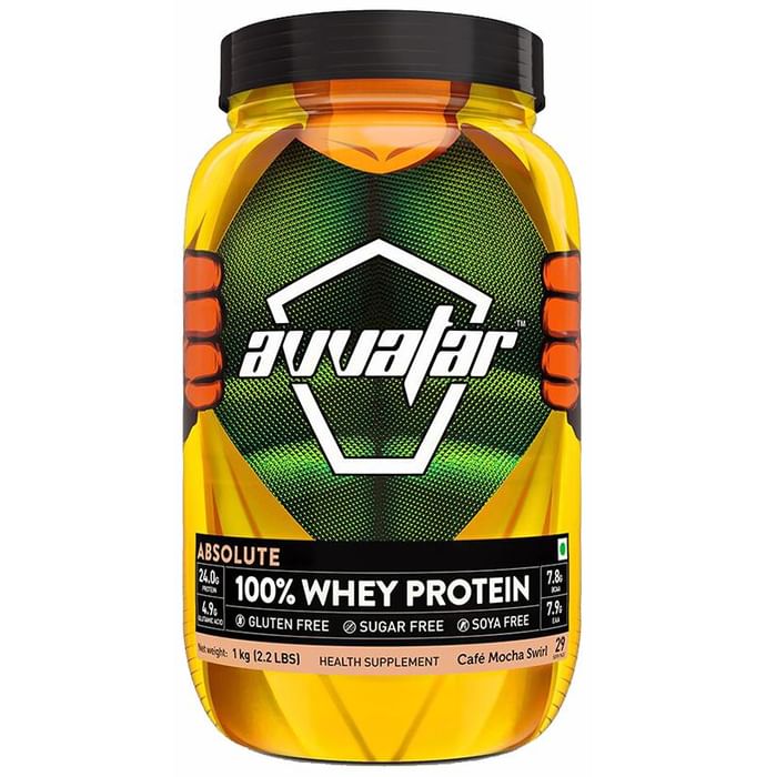 Avvatar Absolute 100% Whey Protein Café Mocha Swirl