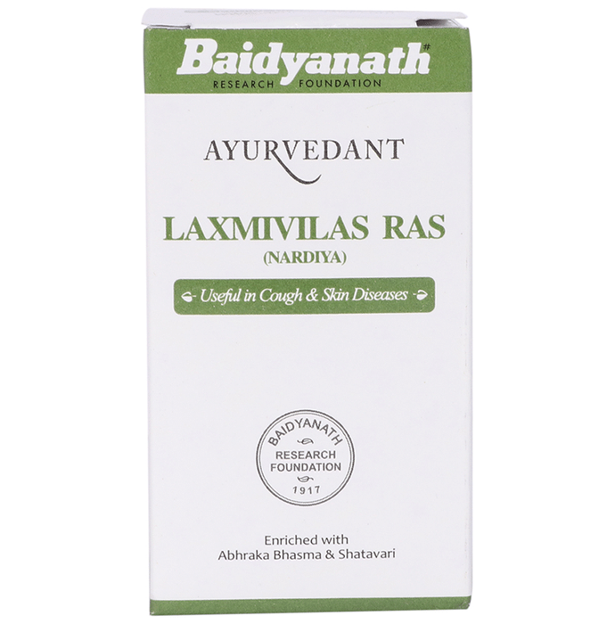 Baidyanath (Jhansi) Ayurvedant Laxmivilas Ras (Nardiya) Tablet