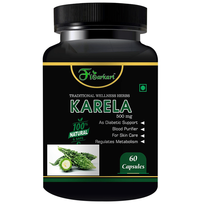 Floarkart Karela 500mg Capsule